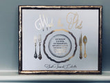 Wash the Plate Foil Print