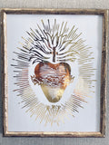 Sacred Heart Foil Print