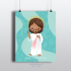 Divine Mercy Jesus Children's Print