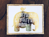 Fearfully and Wonderfully Made Foil Print Unframed