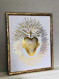 Sacred Heart Foil Print