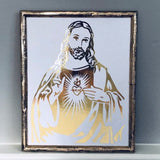 Sacred Heart of Jesus Foil Print